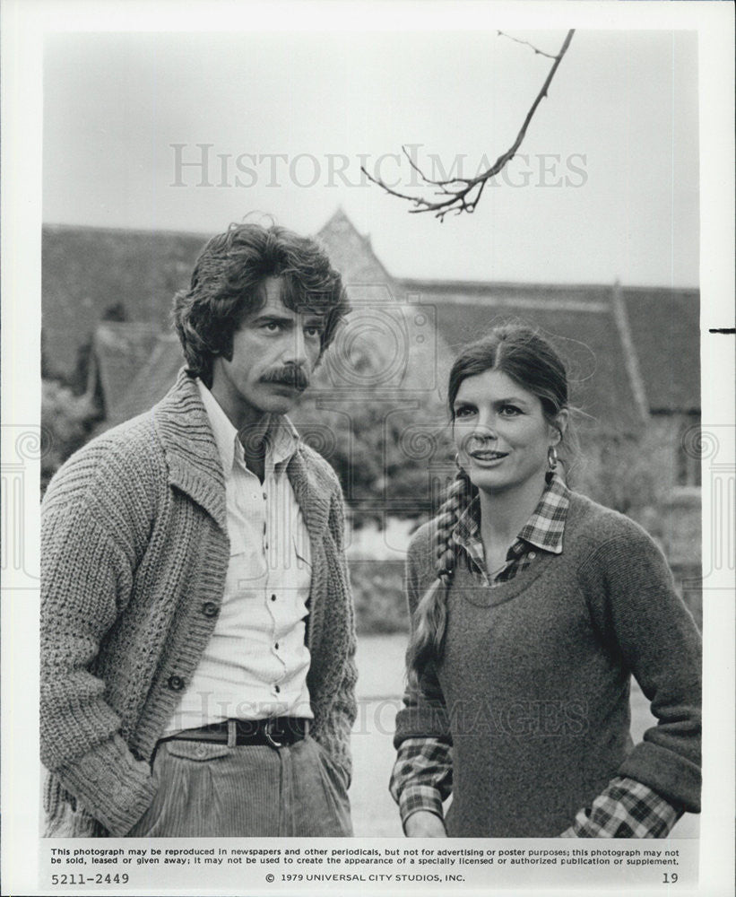 1979 Press Photo Katherine Ross & Sam Elliott in "The Legacy" - Historic Images