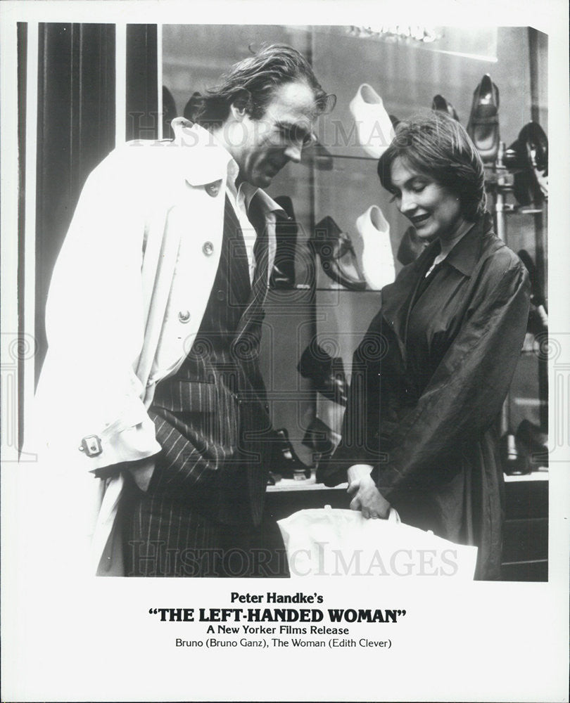 1978 Press Photo Bruno Ganz & Edith Clever in "The Left Handed Woman" - Historic Images