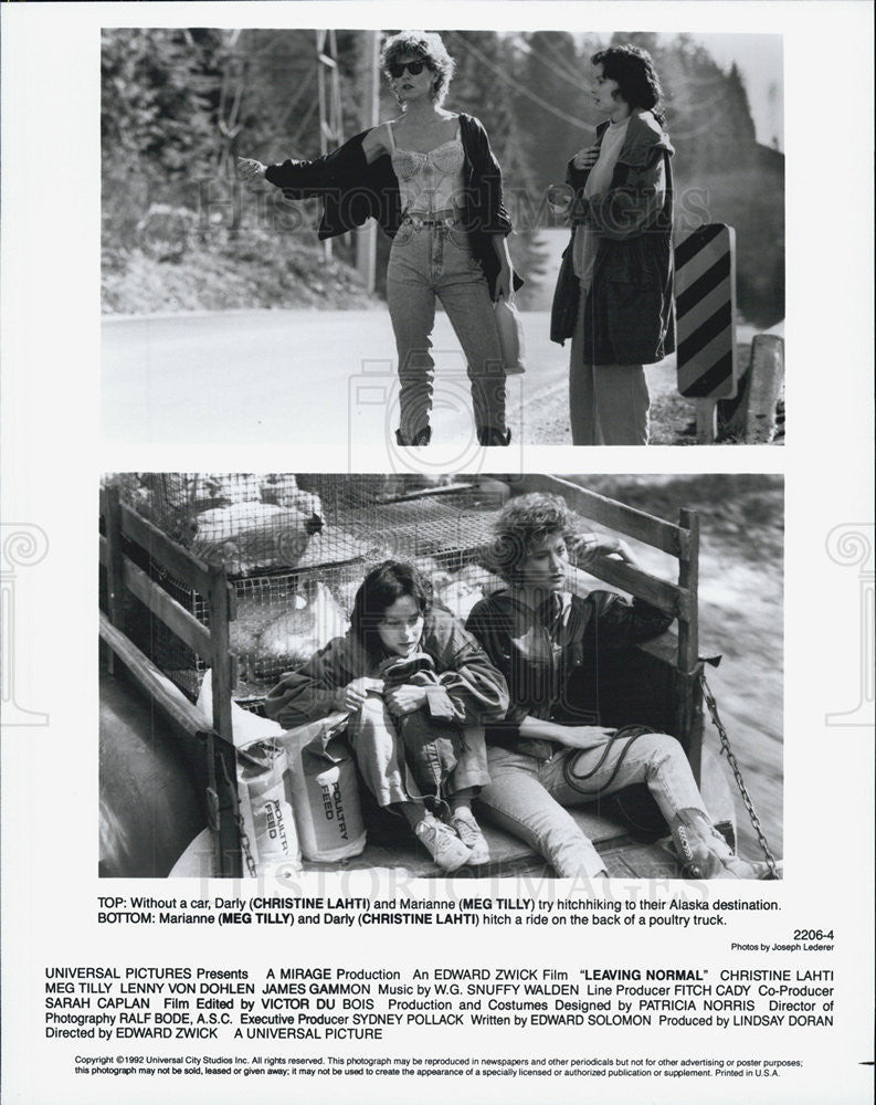 1992 Press Photo Scenes from &quot;Leaving Normal&quot; - Historic Images