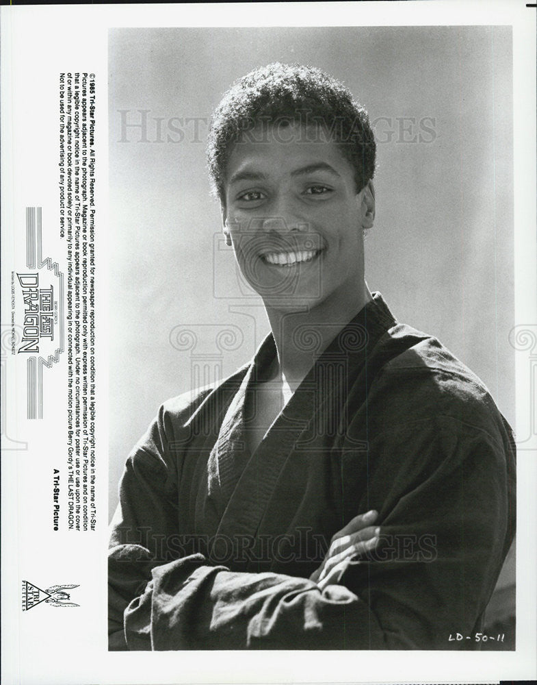 1985 Press Photo Actor Taimak Stars As Leroy Green In "The Last Dragon" - Historic Images