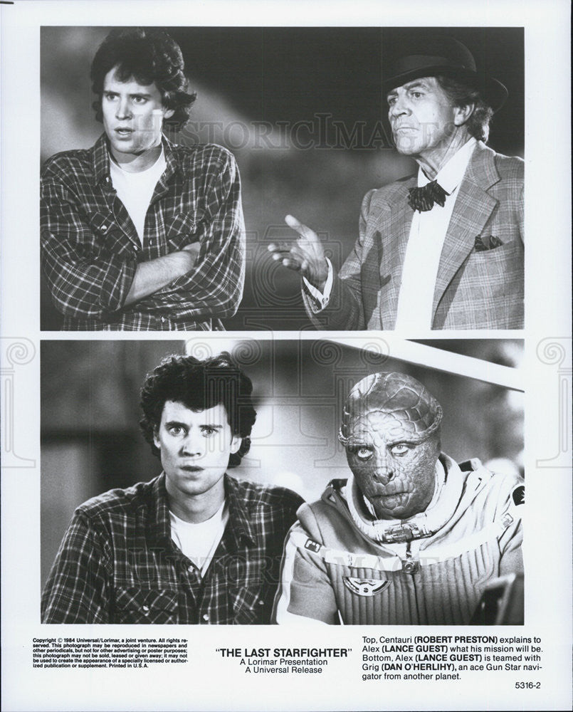 1984 Press Photo Scenes from "The Last Starfighter" - Historic Images