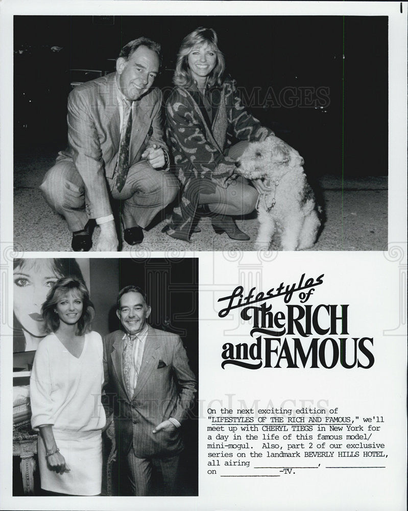 Press Photo "Lifestyles of the Rich & Famous" - Historic Images