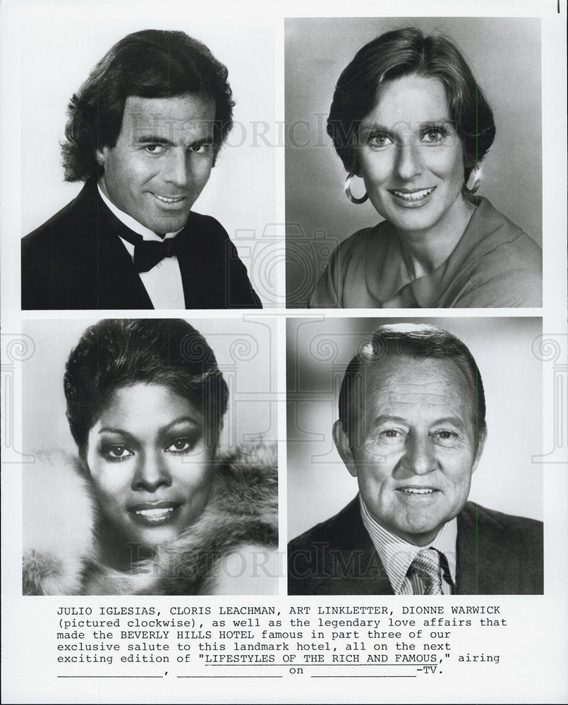 Press Photo Cast of the &quot;Lifestyles of the Rich and Famous&quot; - Historic Images