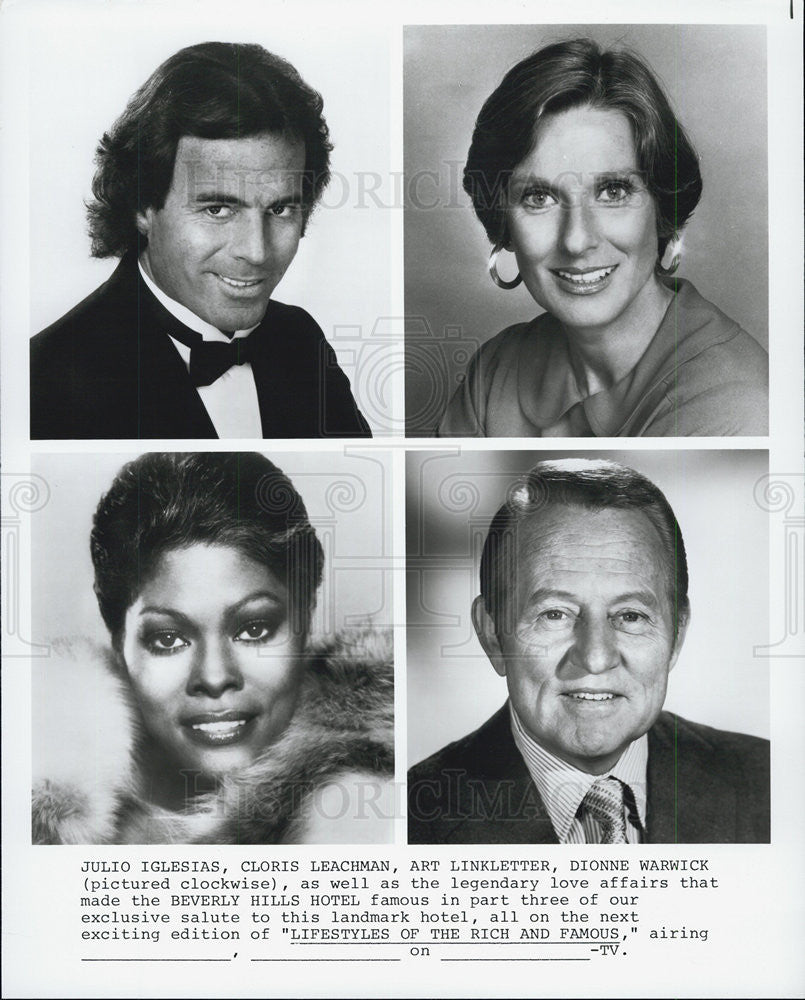 Press Photo Cast of the "Lifestyles of the Rich and Famous" - Historic Images