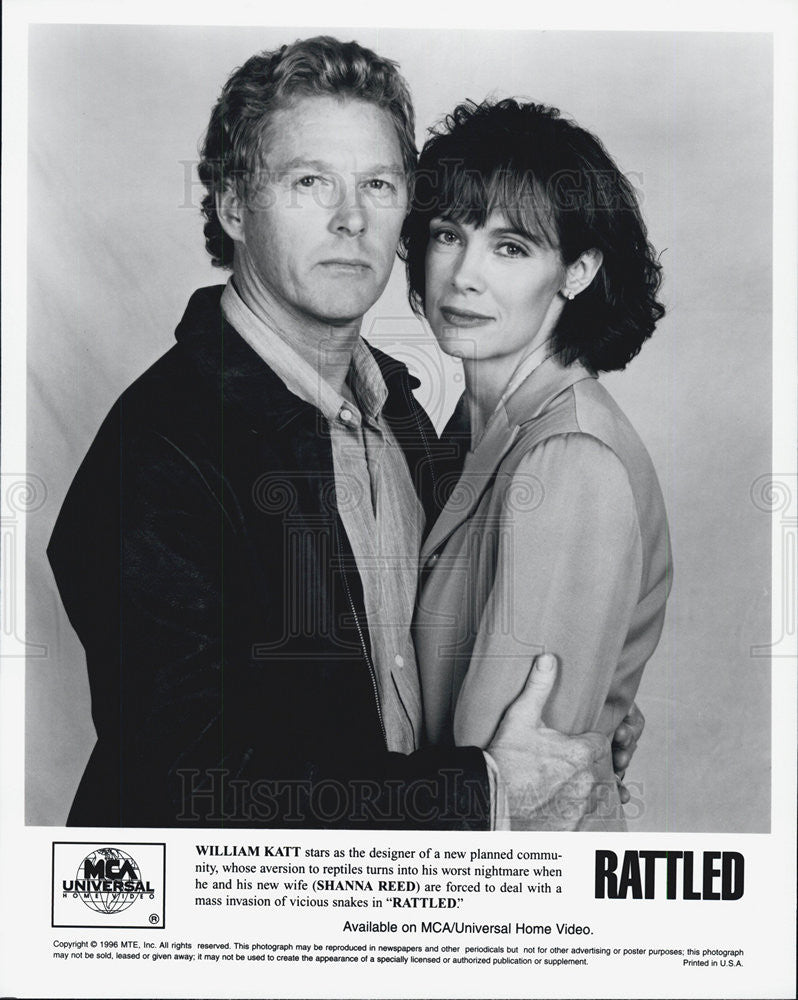 1996 Press Photo William Katt Shanna Reed RATTLED - Historic Images