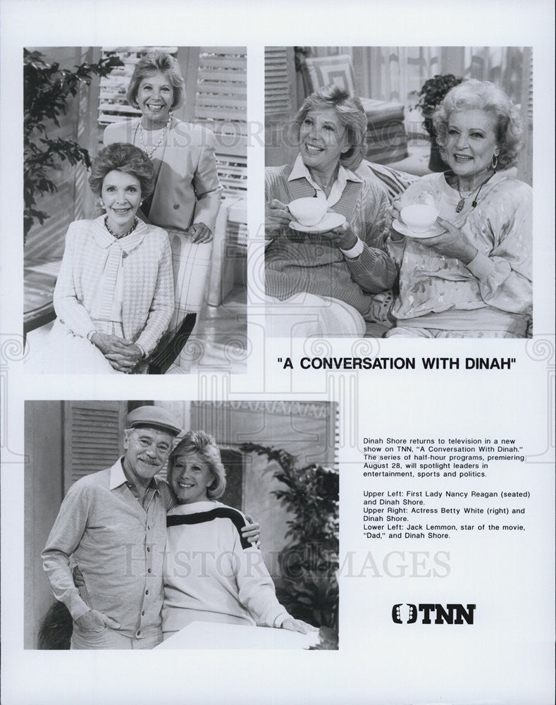 Press Photo &quot;A Conversation With Dinah&quot; - Historic Images