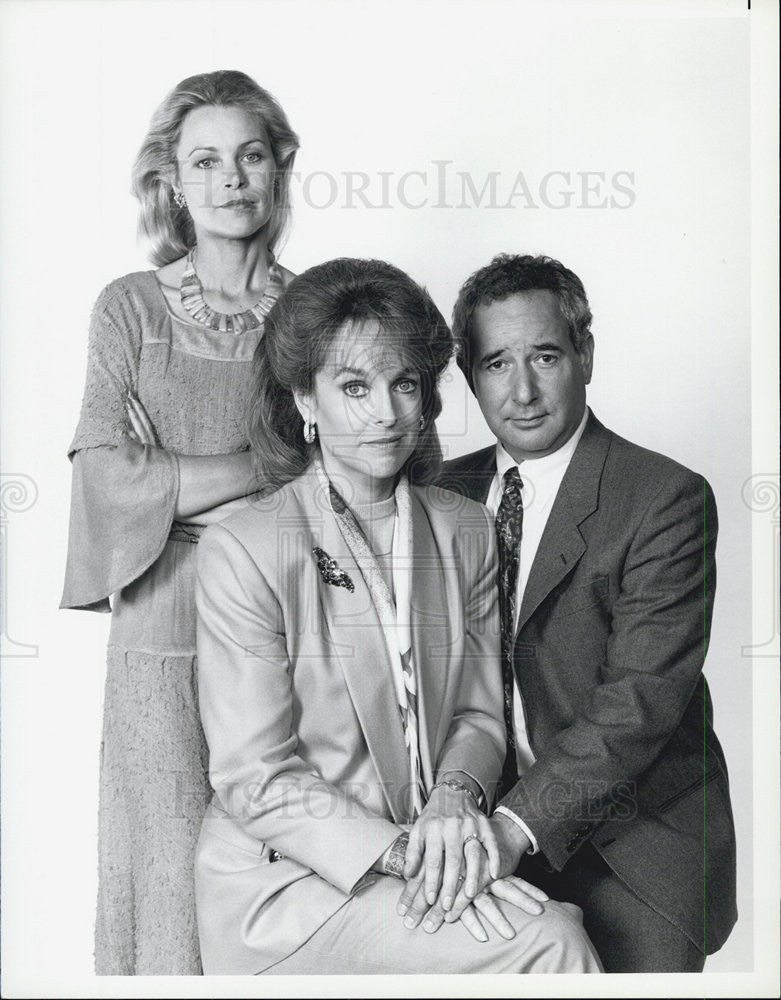 1987 Press Photo Michael Tucker,Michele Phillips,Jill Eikenberry"LA Law" - Historic Images