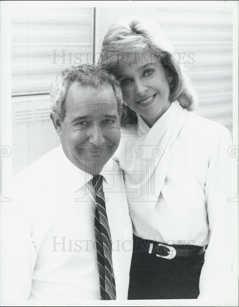 1986 Press Photo Michael Tucker & Jill Eikenberry on "L.A> LAw" - Historic Images