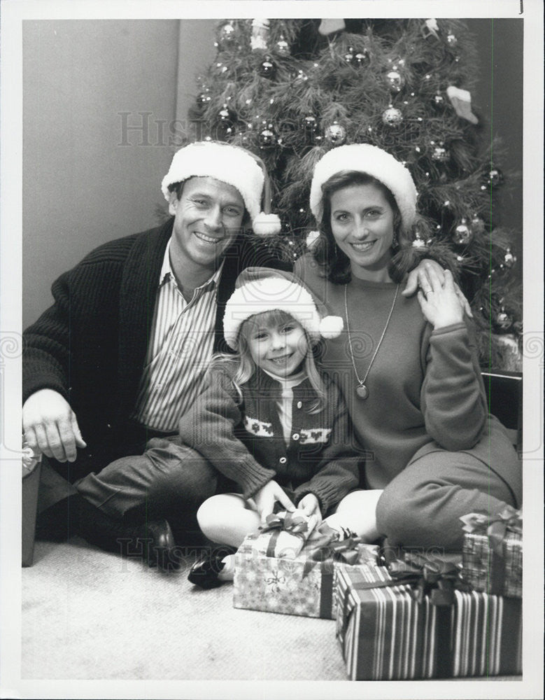 1990 Press Photo "L.A. Law" Corbin Bernsen,Jennifer Hetrick,Ashleigh Sterling - Historic Images