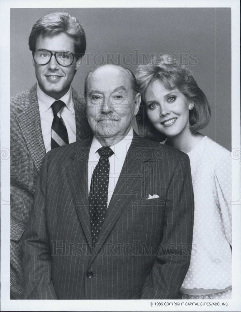 1986 Press Photo Larry Anderson,Ann Dusenberry, on &quot;Life With Lucy&quot; - Historic Images