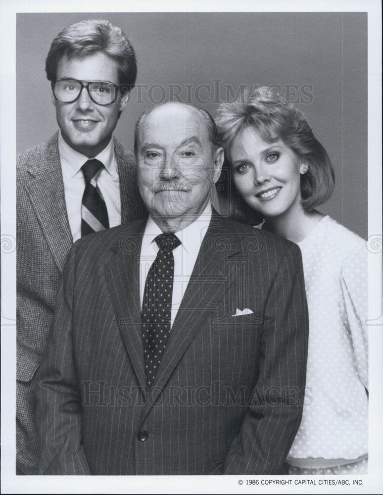 1986 Press Photo Larry Anderson,Ann Dusenberry, on "Life With Lucy" - Historic Images