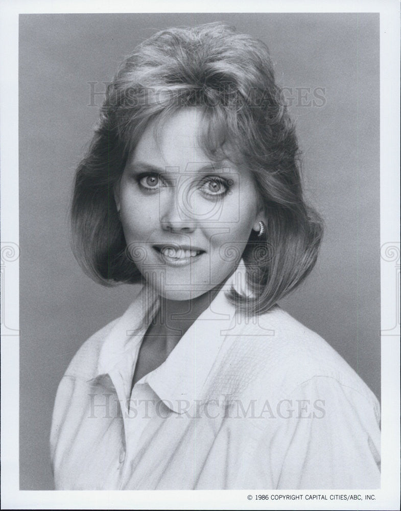 1986 Press Photo Ann Dusenberry on &quot;Life With Lucy&quot; - Historic Images