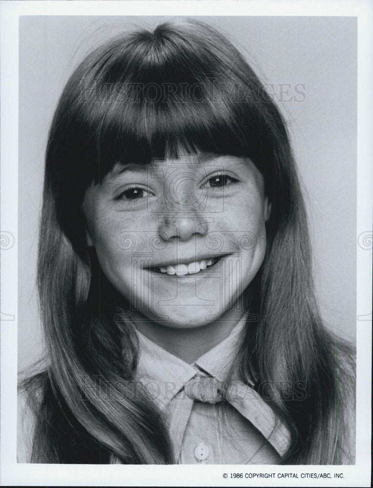 1986 Press Photo Jenny Lewis on &quot;Life With Lucy&quot; - Historic Images