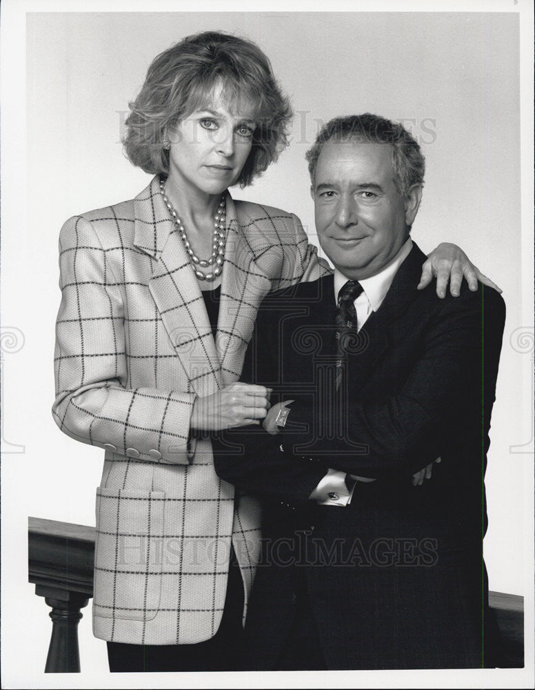 1990 Press Photo L.A. Law Jill Eikenberry Michael Tucker - Historic Images