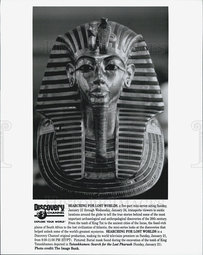 Press Photo Searching for the Lost Worlds Lost Pharoah Discovery channel - Historic Images