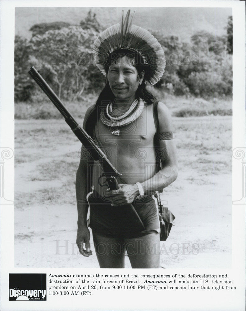 Press Photo Amazonia Television series special The Discovery Chanel - Historic Images