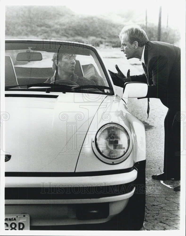 1992 Press Photo Corbin Berensen & John Fleck on "LA Law" - Historic Images