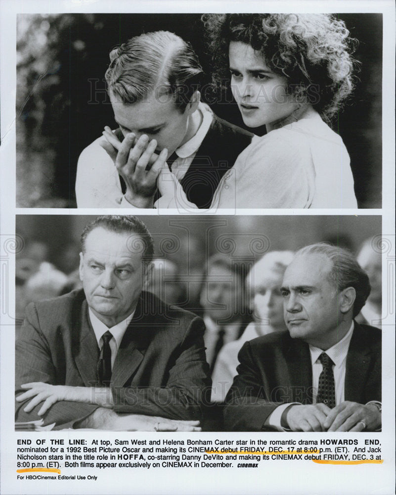 Howards End Sam West Helena Bonham Carter Hoffa Danny DeVito 1992