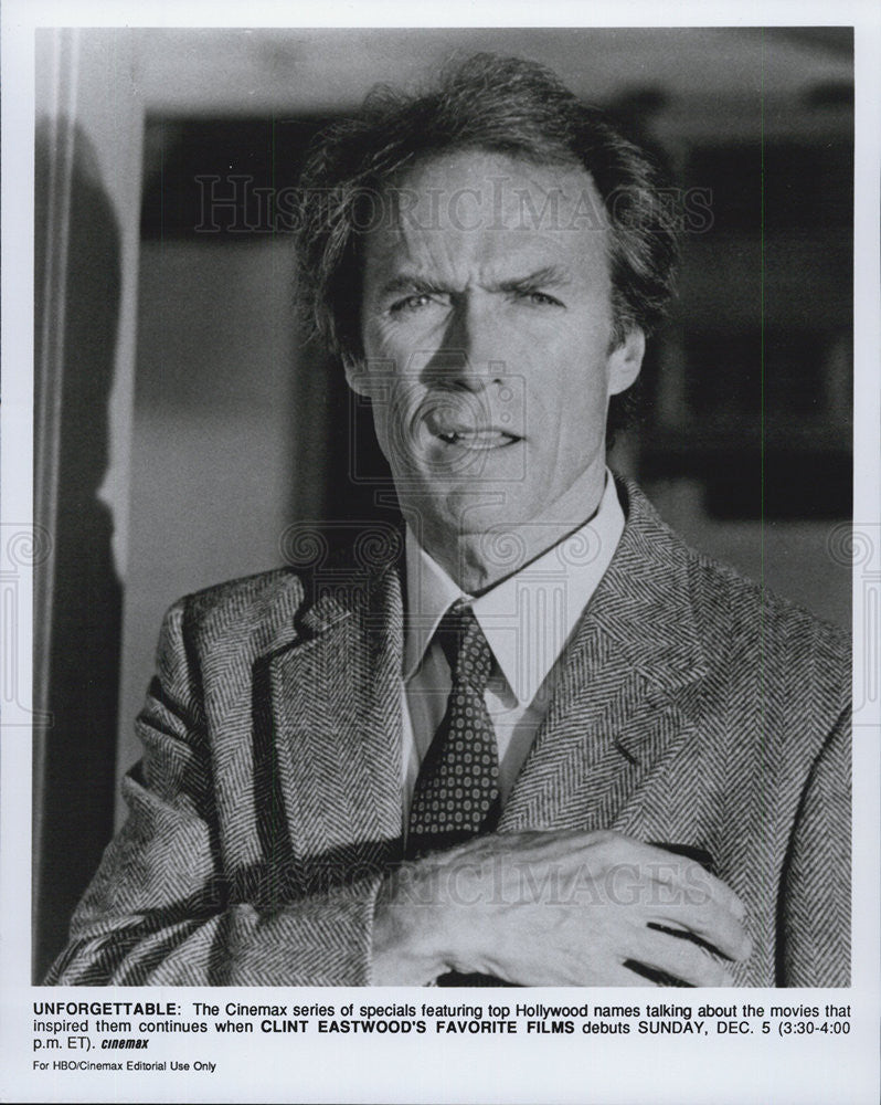 Press Photo Clint Eastwood Favorite Films - Historic Images