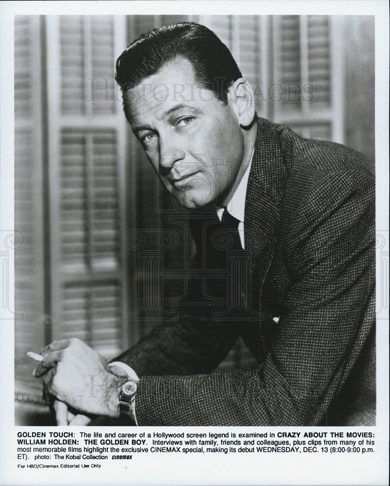 Press Photo Golden Touch William Holden: The Golden boy Actor - Historic Images
