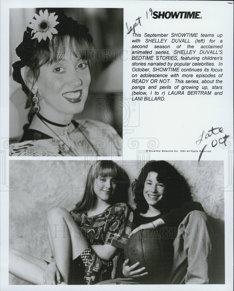 1993 Press Photo stars of Shelley Duvall&#39;s Bedtime Stories - Historic Images