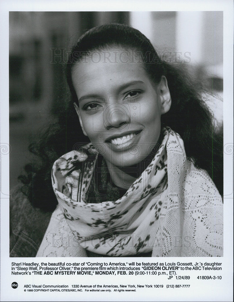 1989 Press Photo Shari Headley, Gideon Oliver - Historic Images