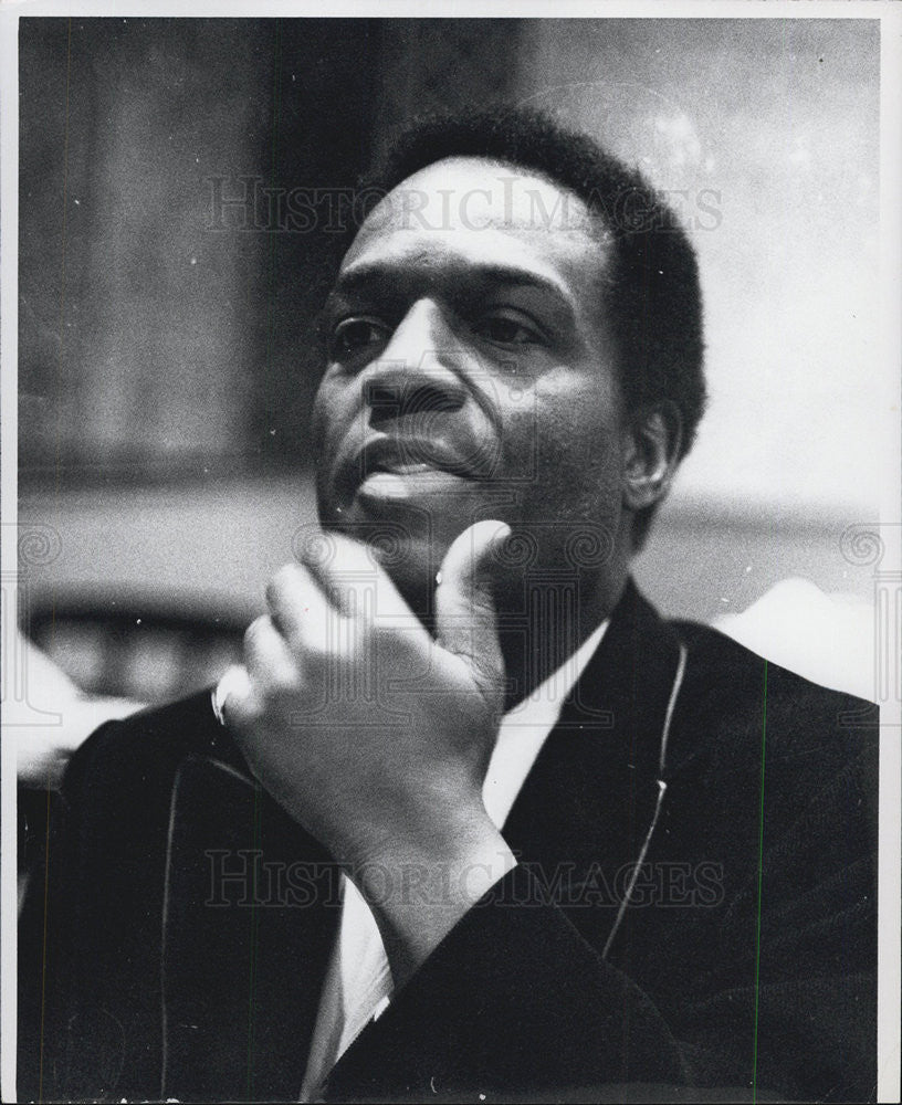 1971 Press Photo Comedian Nipsey Russell - Historic Images
