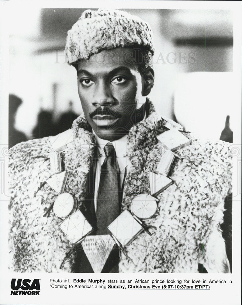 1988 Press Photo Eddie Murphy in &quot;Coming to America&quot; - Historic Images