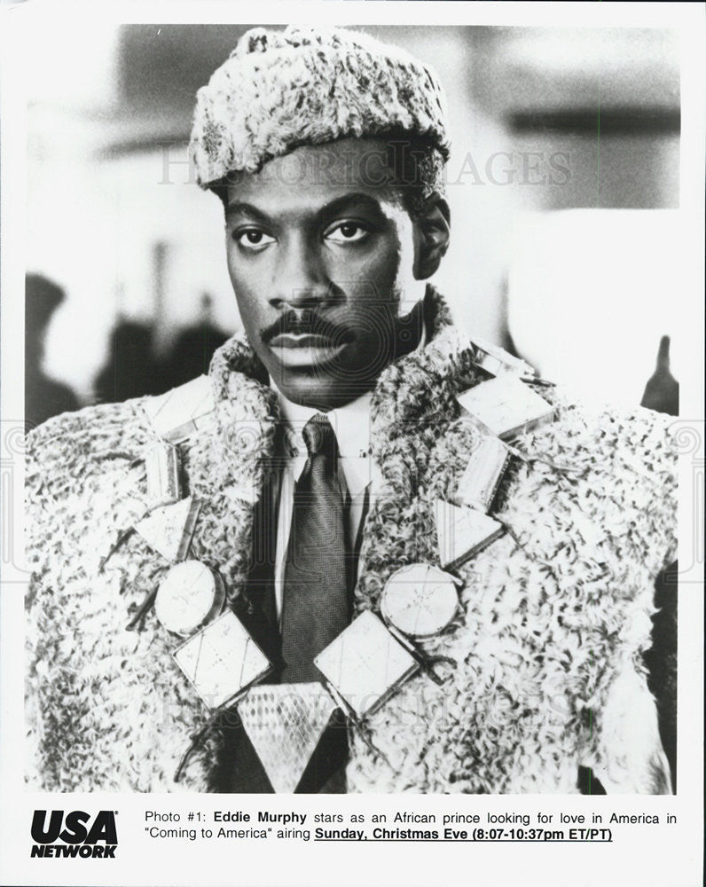 1988 Press Photo Eddie Murphy in "Coming to America" - Historic Images