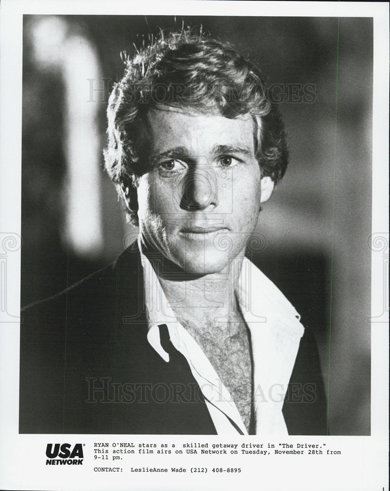 1978 Press Photo Ryan O&#39;Neal in &quot;The Driver&quot; - Historic Images