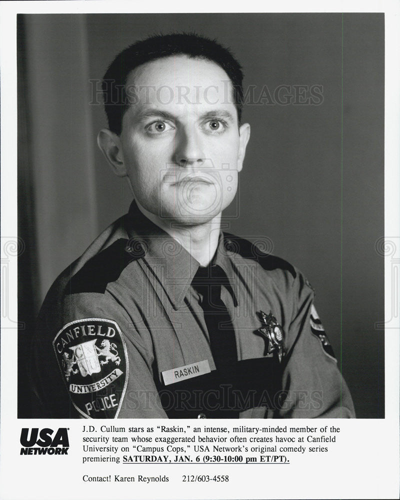 1995 Press Photo J.D. Cullum on &quot;Campus Cops&quot; - Historic Images