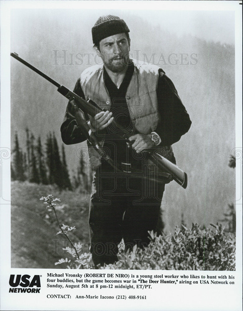 1978 Press Photo Robert De Niro in "The Deer Hunter" - Historic Images