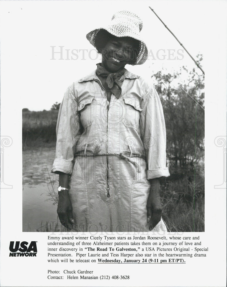 1996 Press Photo Cicely Tyson in "The Road to Galveston" - Historic Images