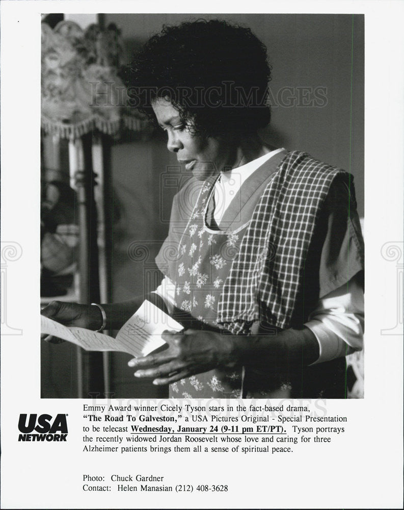 1996 Press Photo The Road to Galveston Cicely Tyson - Historic Images