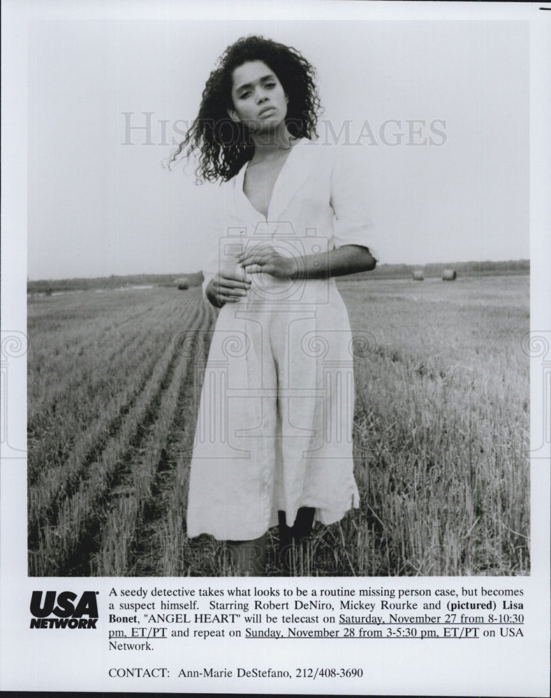 1986 Press Photo Lisa Bonet in &quot;Angel Heart&quot; - Historic Images