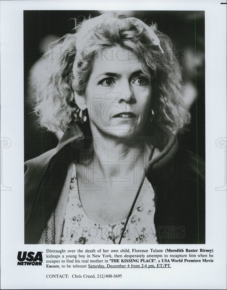 1990 Press Photo Meredith Baxter Birney in "The Kissing Place" - Historic Images