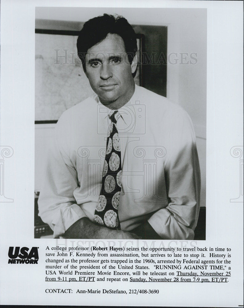 1990 Press Photo Running Against Time Robert Hayes - Historic Images