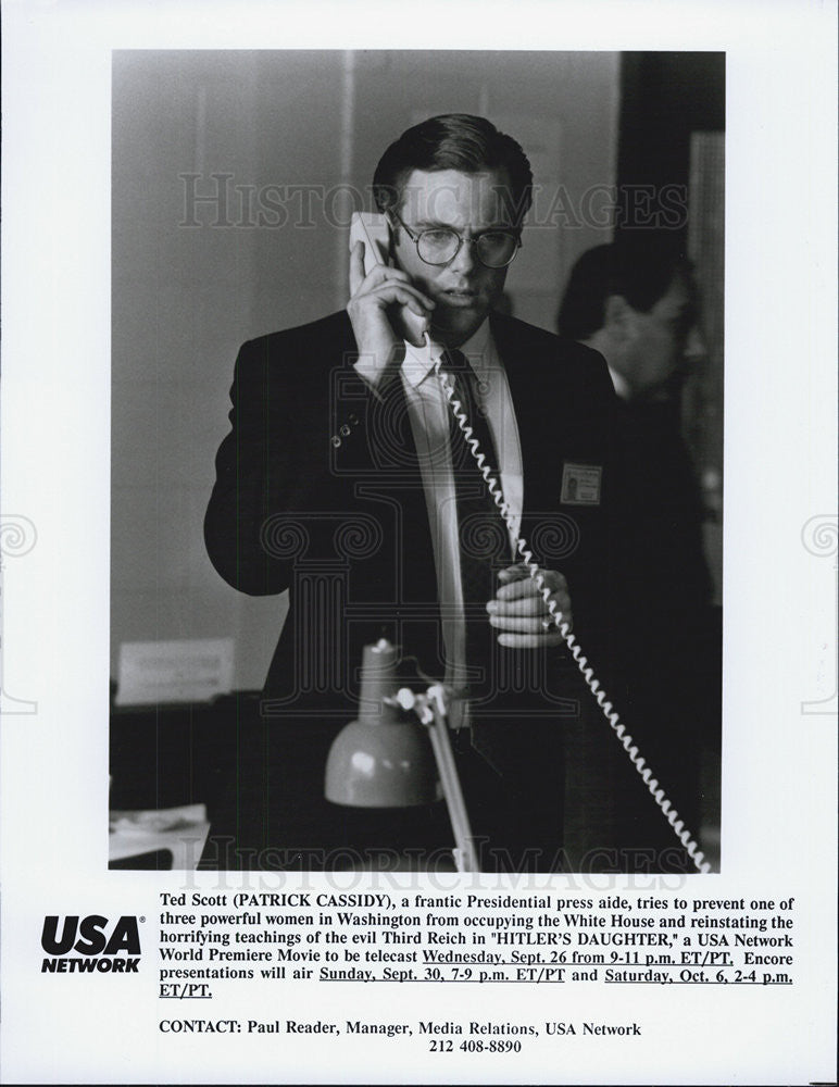 1990 Press Photo Patrick Cassidy in "Hitler's Daughter" - Historic Images