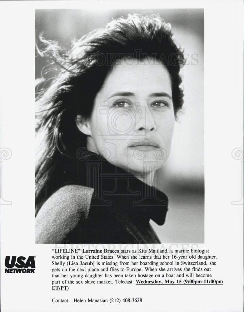 1997 Press Photo Lorraine Bracco in "Lifeline" - Historic Images