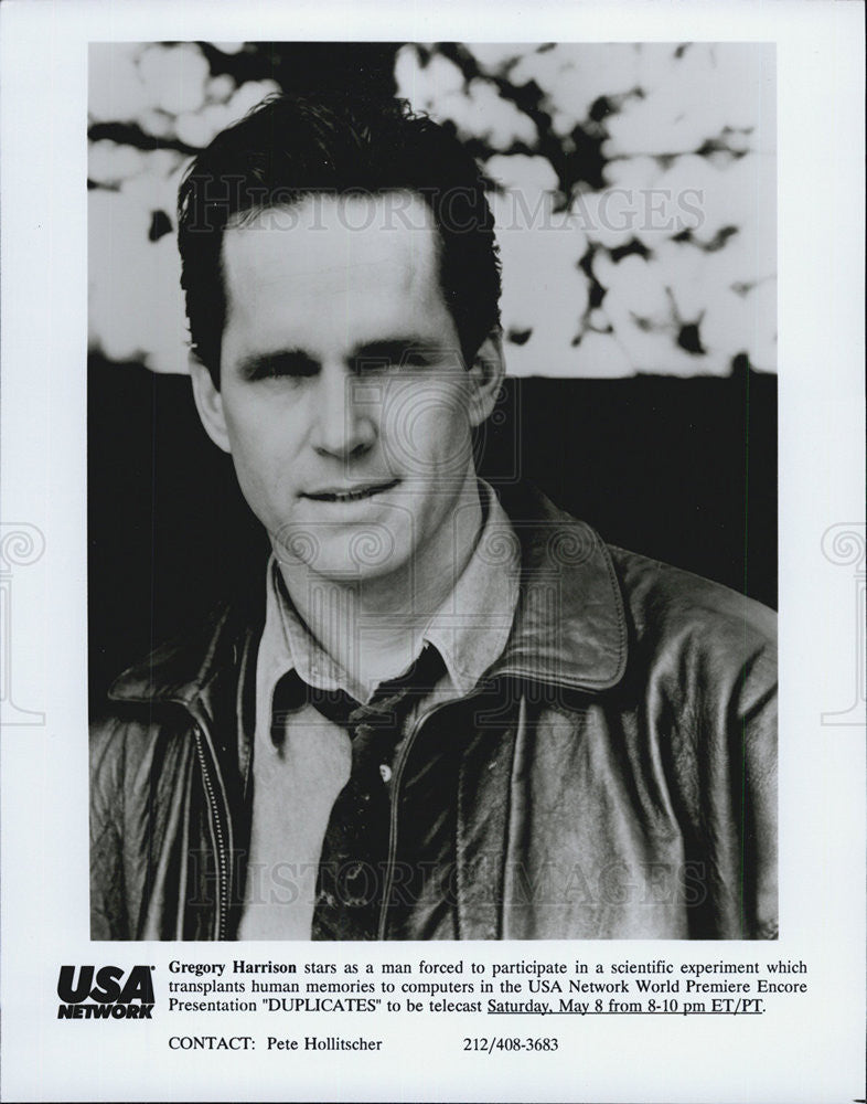 1998 Press Photo Gregory Harrison in "Duplicates" - Historic Images