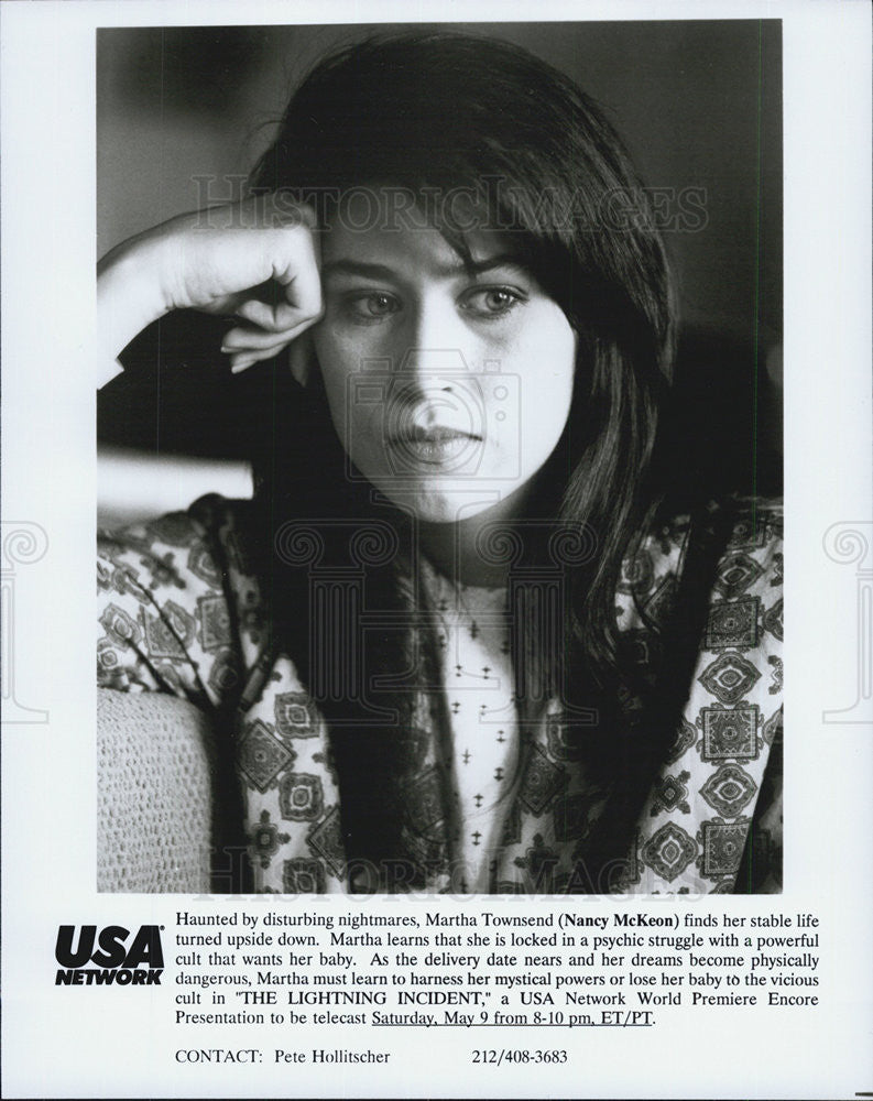 Press Photo Nancy McKeon in &quot;The Lightning Incident&quot; - Historic Images