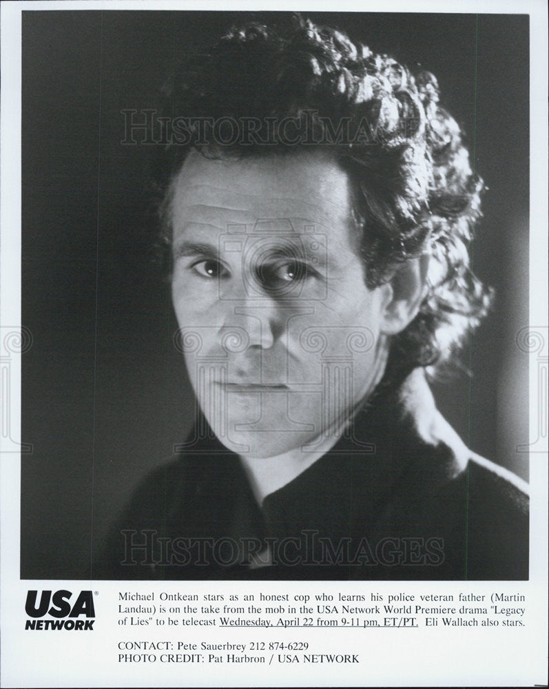 1992 Press Photo Michael Ontkean in &quot;Legacy of Lies&quot; - Historic Images