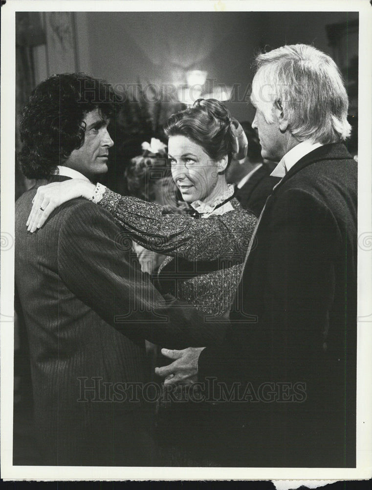 1974 Press Photo Michael Landon,Karen Grassle,Liam Sullivan - Historic Images