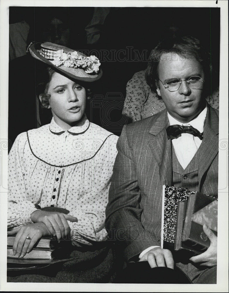 1981 Press Photo Melissa Gilbert,Patrick Collins in Little House on the Prairie - Historic Images