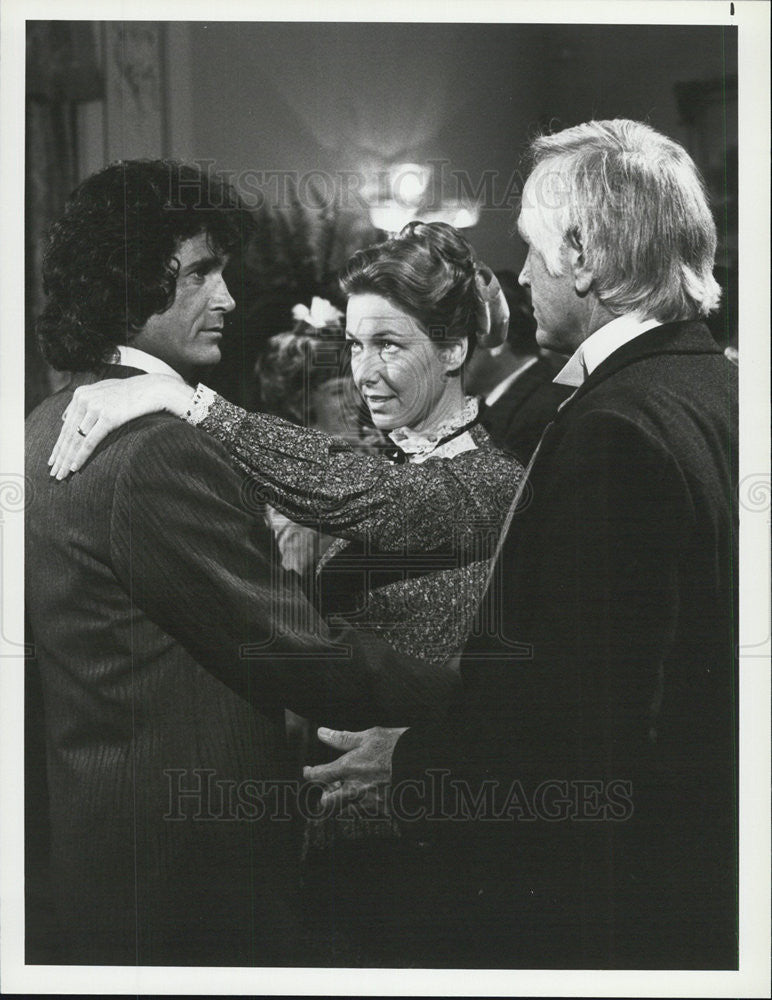 1976 Press Photo Michael Landon,Liam Sullivan& Karen Grassle - Historic Images