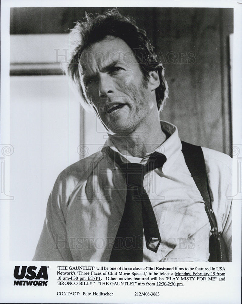 1977 Press Photo Clint Eastwood in &quot;The Gauntlet&quot; - Historic Images