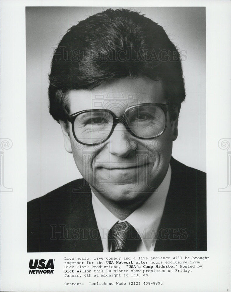 Press Photo Dick Wilson, USA Camp Midnight - Historic Images