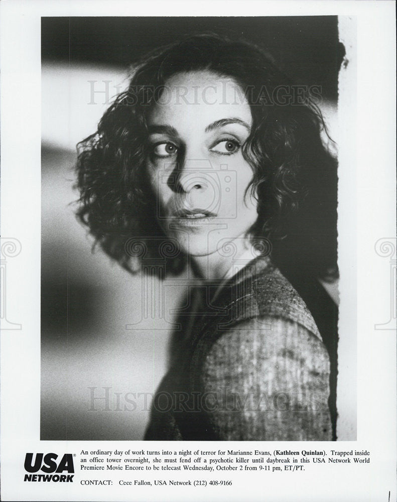 Press Photo Kathleen Quinlan in "Trapped" - Historic Images