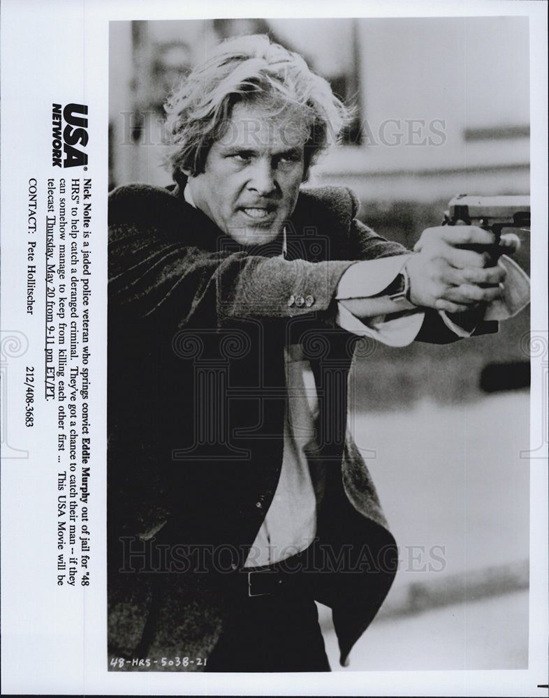 1982 Press Photo Nick Nolte in "48 Hours" the movie. - Historic Images