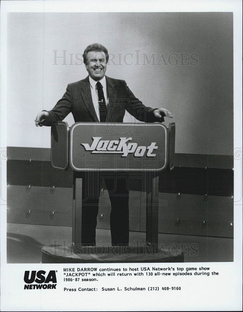 1974 Press Photo Mike Darrow hosts "Jackpot" gameshow - Historic Images